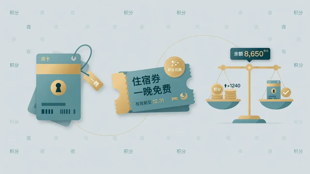 Amex Hilton 三卡开卡奖励与会籍路径示意