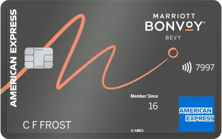 Amex Marriott Bonvoy Bevy 卡面