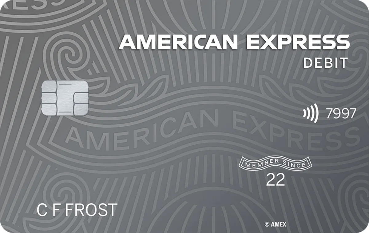 American Express Rewards Checking配套借记卡