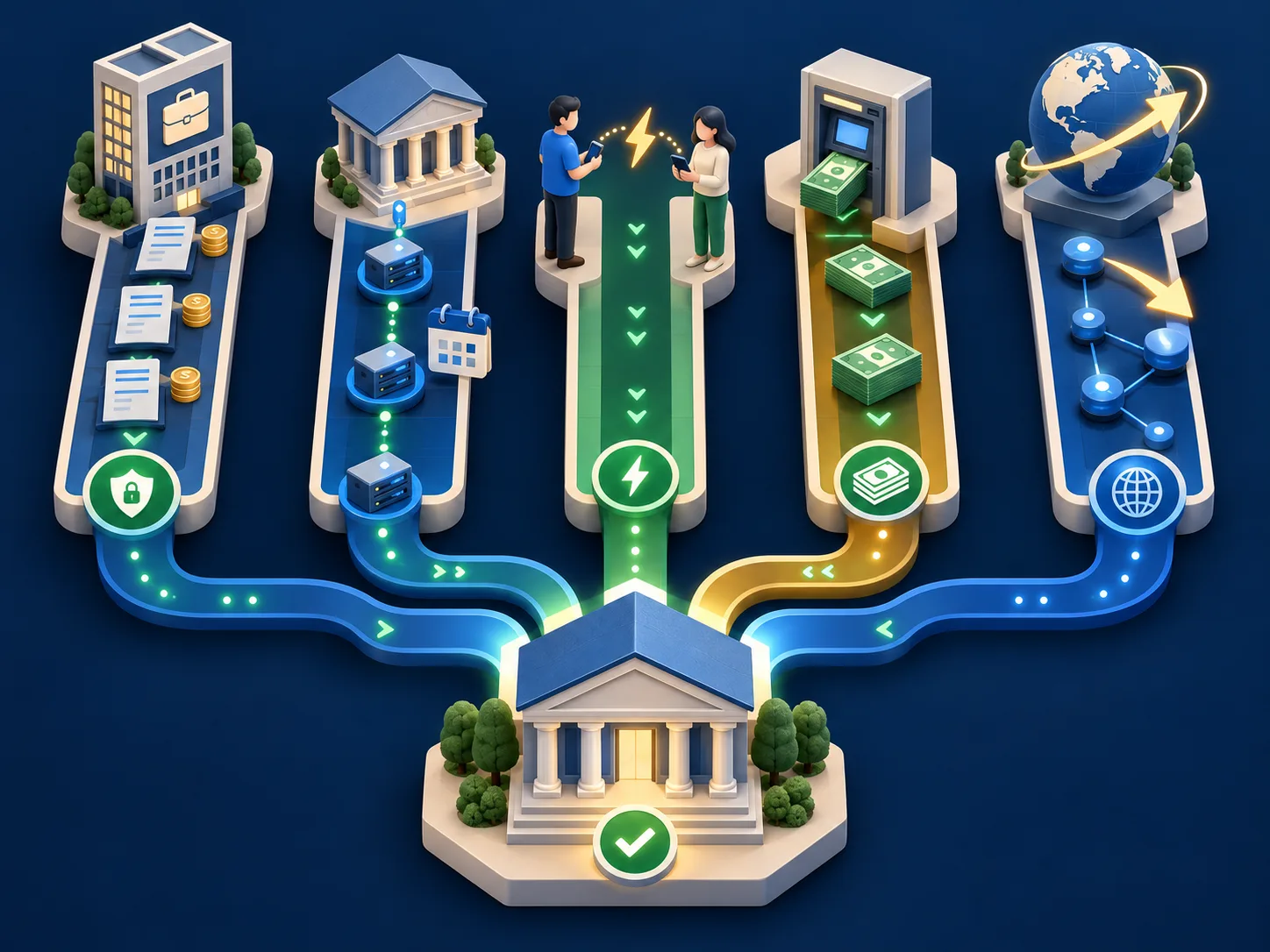银行 Bonus 条款中不同存款类型的对照示意图