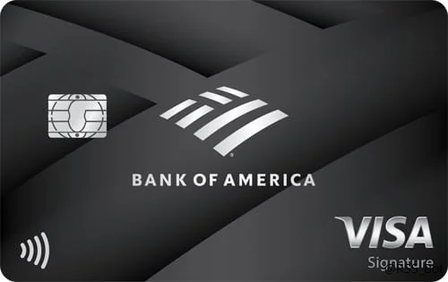 Bank of America Visa Signature 卡面示意