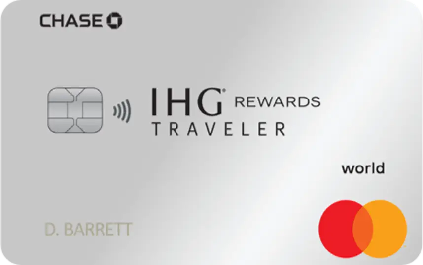 Chase IHG Traveler 信用卡外观