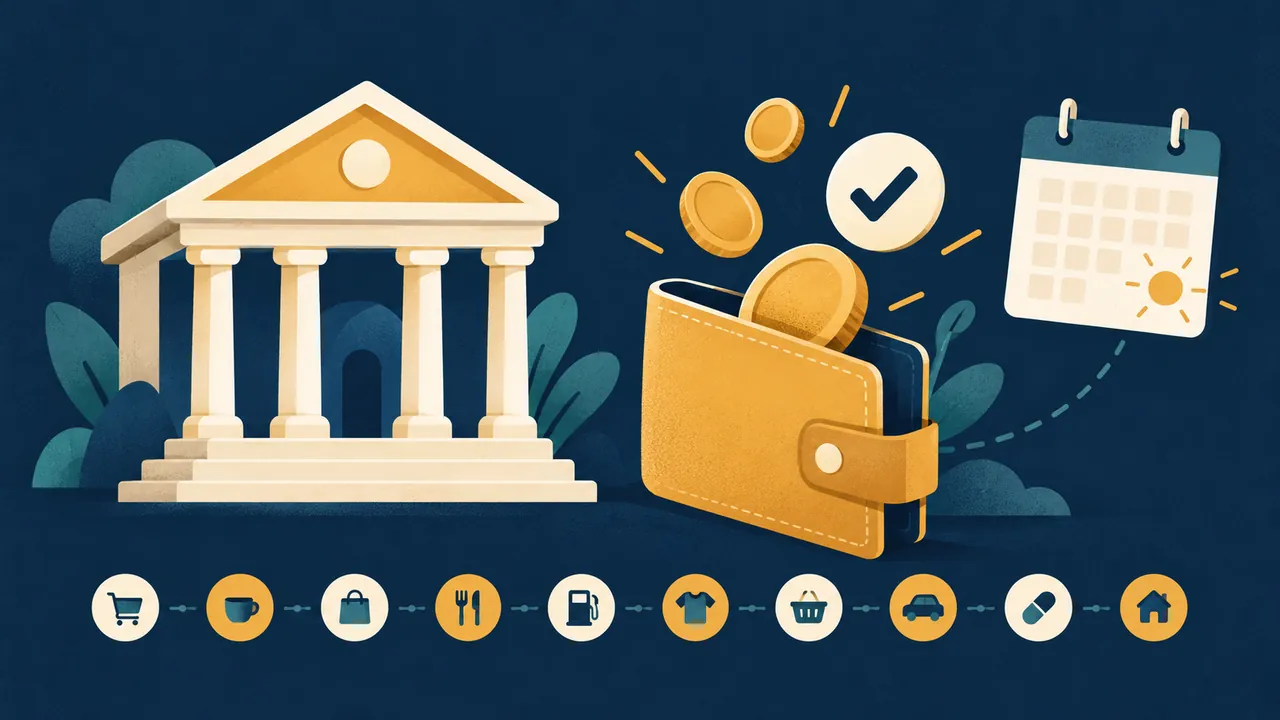 Chase Secure Banking 开户奖 $125：无需 Direct Deposit主题概念插画
