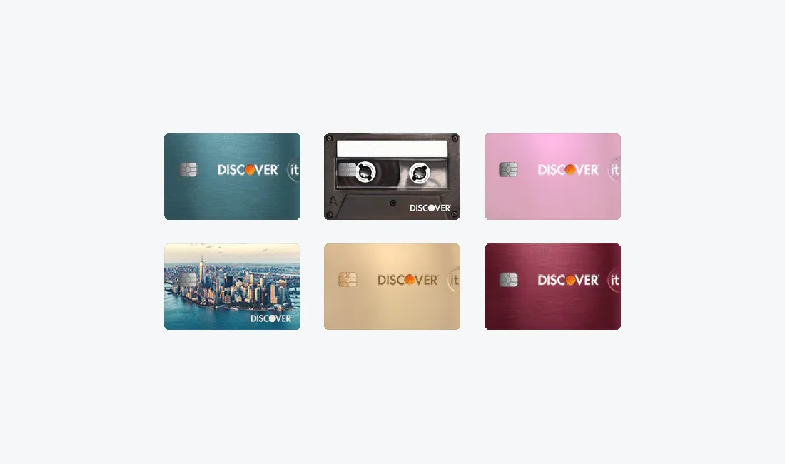 Discover 信用卡账户安全 Discover 信用卡安全与账户管理界面