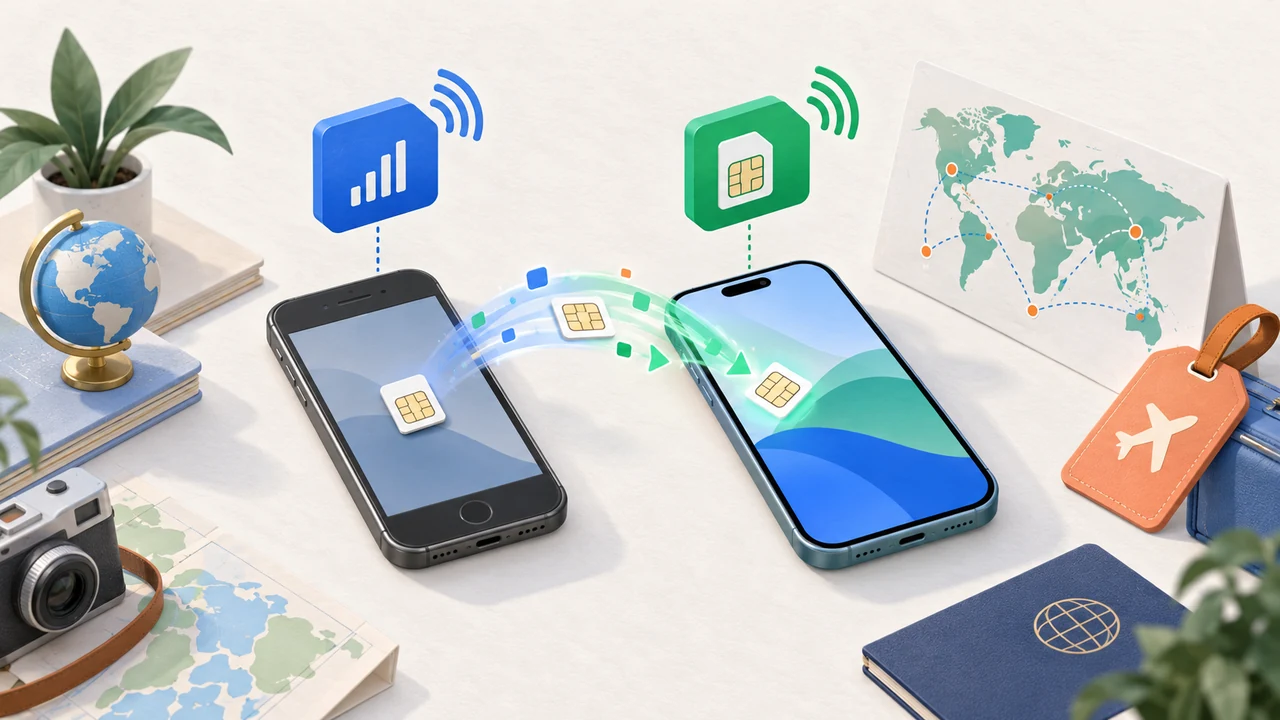 eSIM 换设备、全球运营商与旅行上网指南