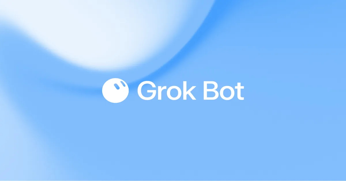 Grok Bot官方产品界面