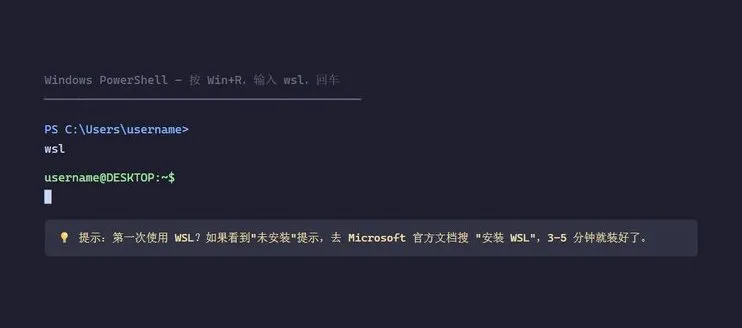 WSL 示例