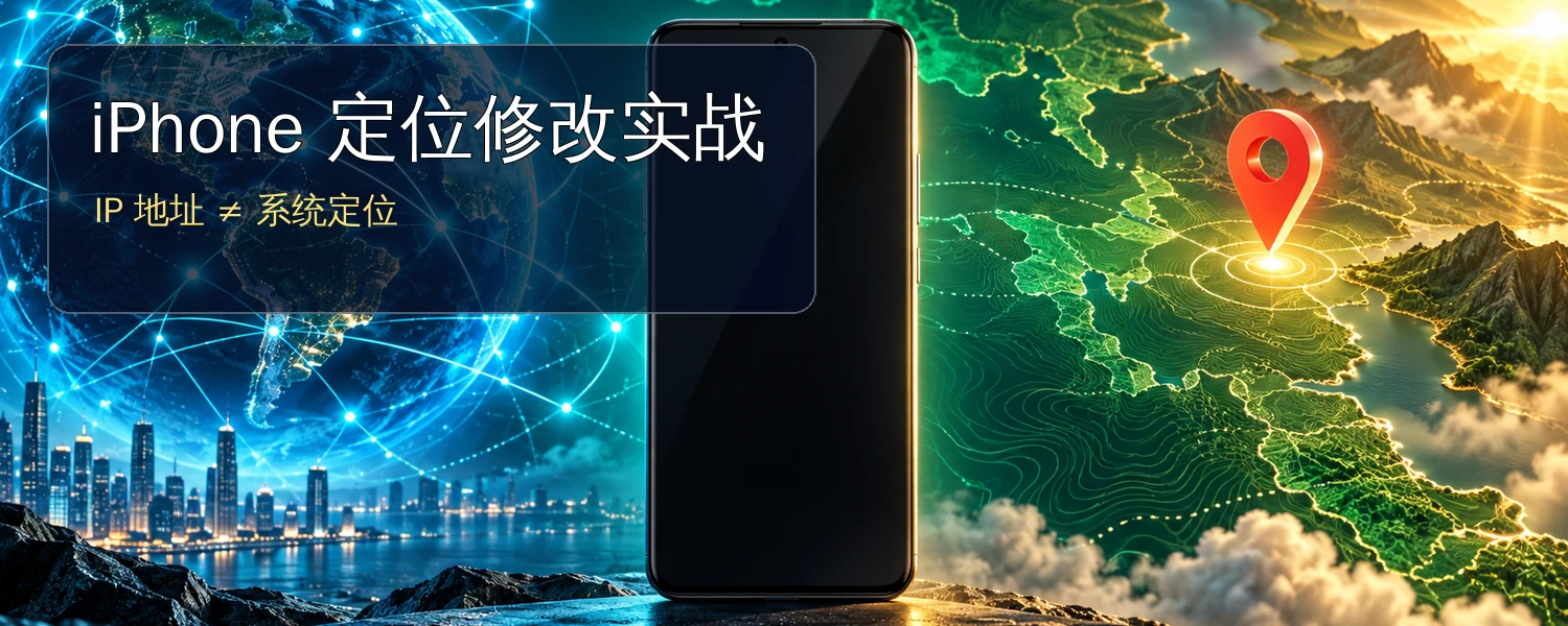 iPhone 定位修改:IP 地址与系统定位是两套信号