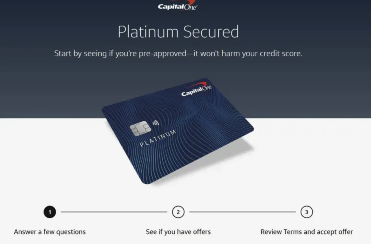 Capital One Platinum Secured 押金信用卡