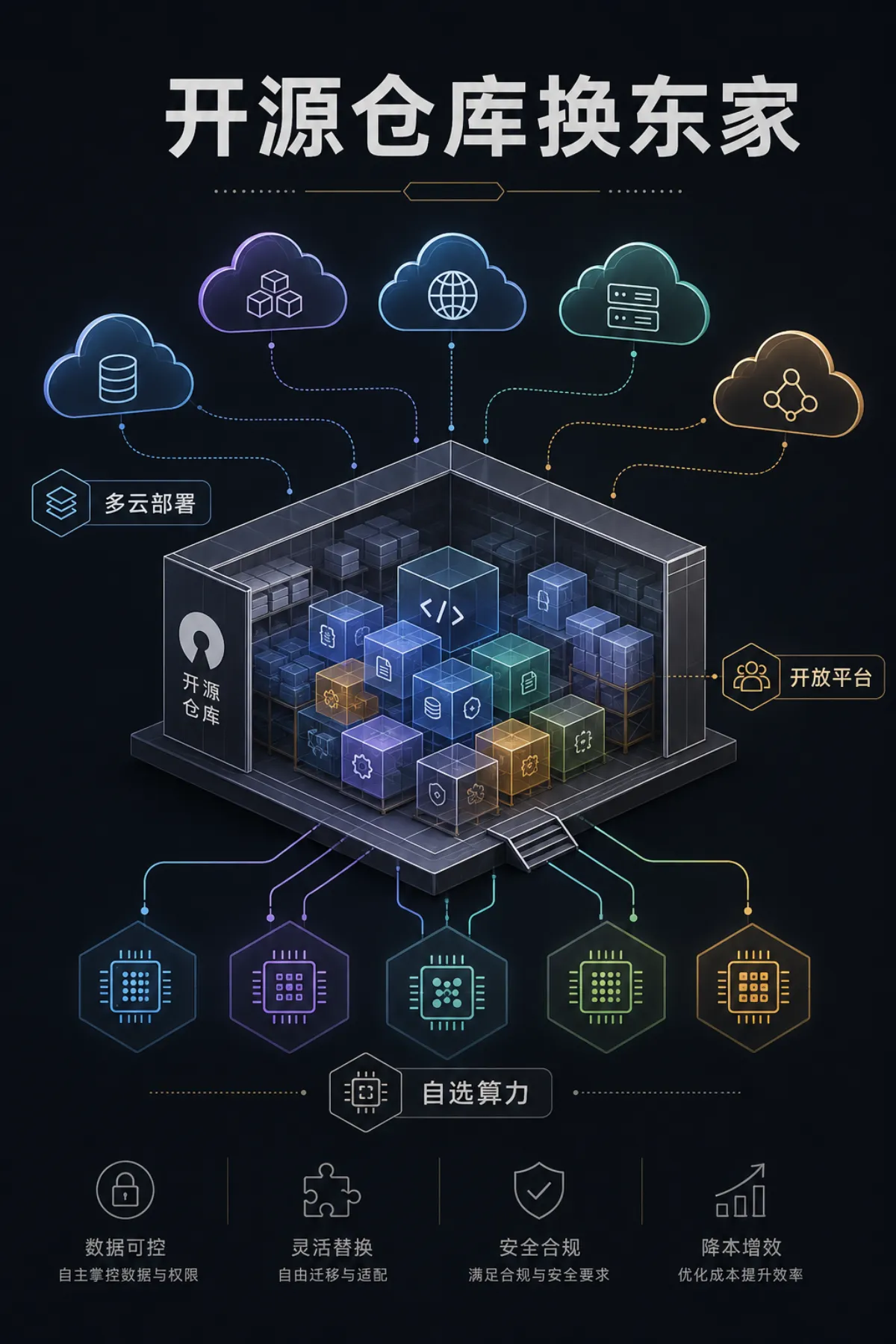 开源模型仓库换东家后的开放平台示意