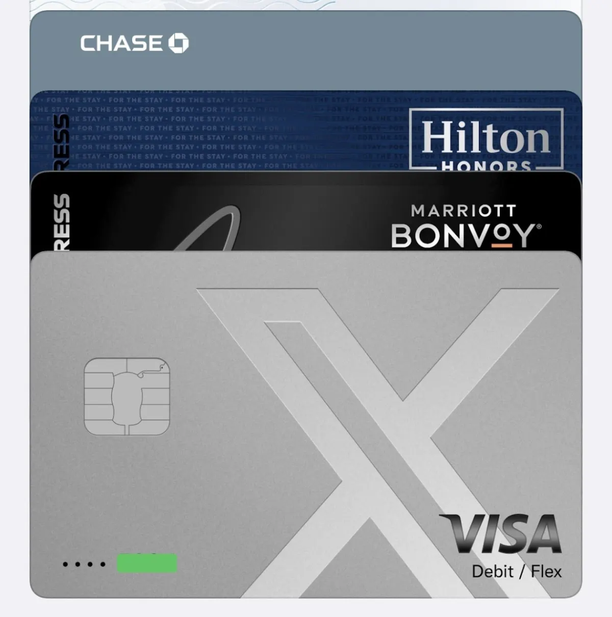 X Money Visa Debit Flex 卡 X Money Visa Debit Flex 金属卡及联名卡展示